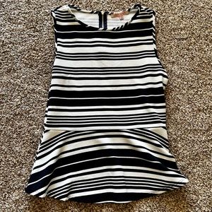 Sleeveless Peplum Top